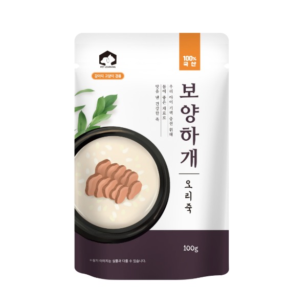 [펫러닝] 보양하개- 오리죽(100g)